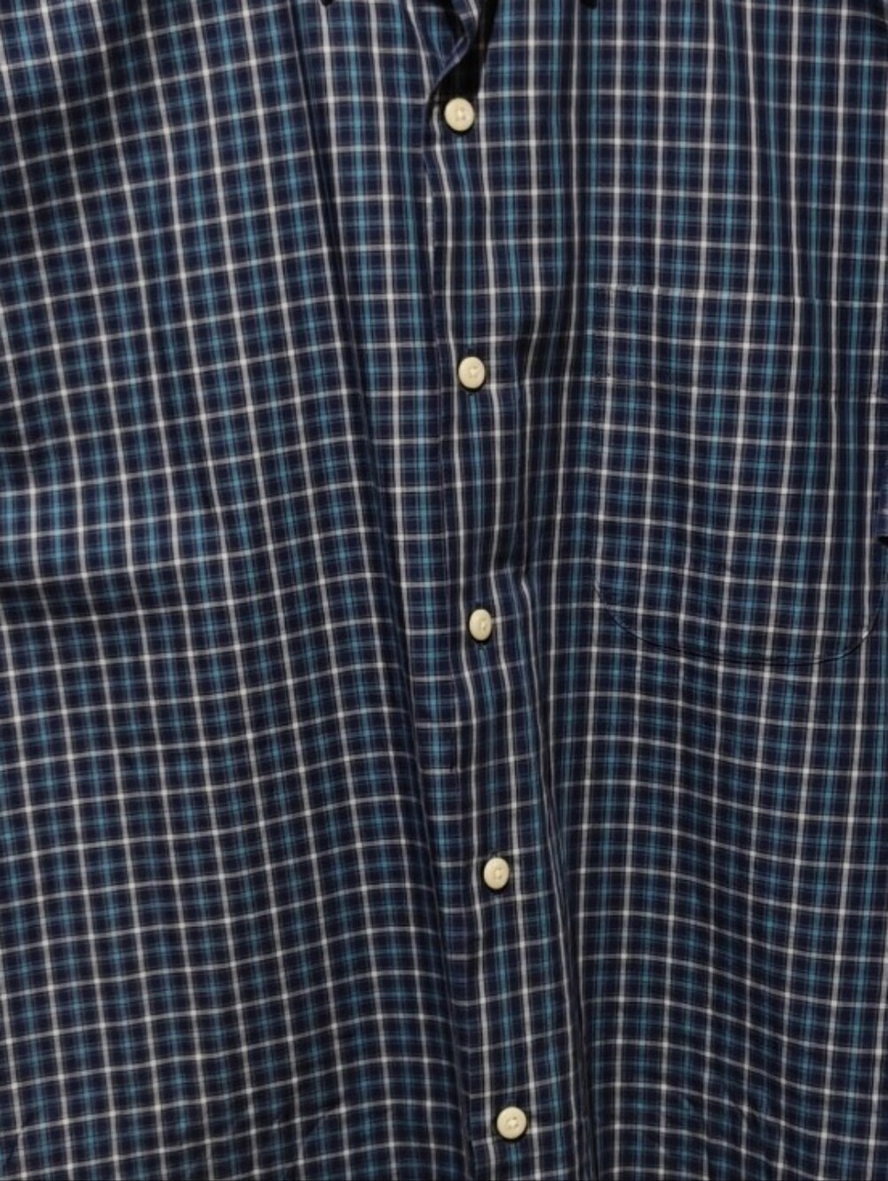 Small.Top Cotton Collared Pocket Button Down